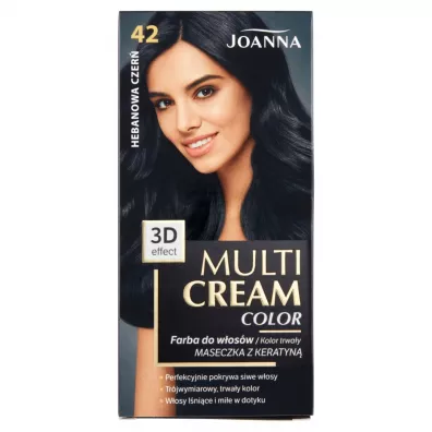 Joanna Multi Cream Color farba do w�os�w 42 Hebanowa Czer�