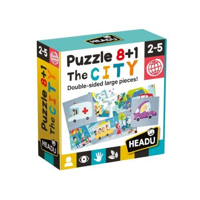 Puzzle 8+1 Miasto Russell
