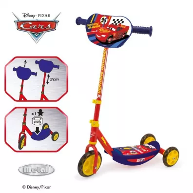 Hulajnoga trjkoowa Auta 3 Cars 750114 SMOBY