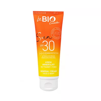 beBIO Ewa Chodakowska Sun SPF30 krem mineralny do twarzy i ciaa 75 ml