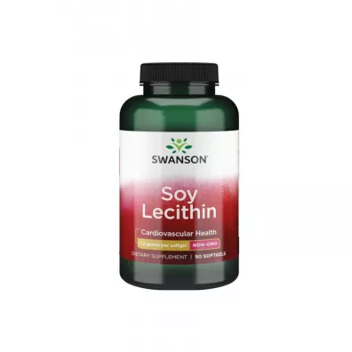 Swanson Lecytyna 1200 mg  - suplement diety 90 kaps.
