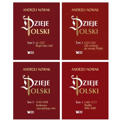 Pakiet Dzieje Polski. Tomy 1-4 - Andrzej Nowak