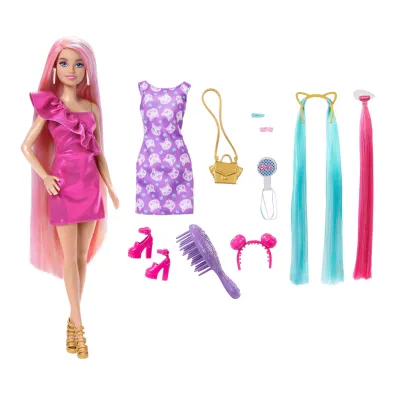 Barbie. Lalka Zabawa w�osami JDC85 Mattel