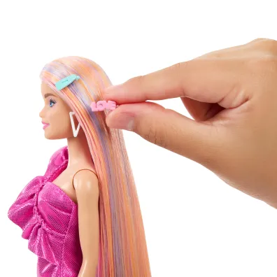Barbie. Lalka Zabawa w�osami JDC85 Mattel