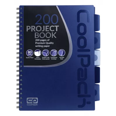 CoolPack Ko�obrulion A4 Dark Blue kratka 100 kartek