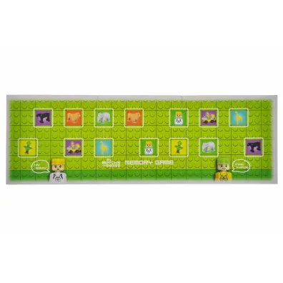 Klocki konstrukcyjne Block&Steps Przygody na Safari + Gra planszowa 3w1