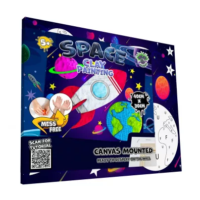 Splat Planet Zestaw do wyklejania plastelin - Kosmos