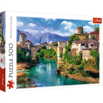 Puzzle 500 el. Stary Most w Mostarze, Bonia i Hercegowina Trefl