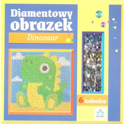 Diamentowy obrazek. Dinozaur