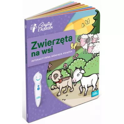 Czytaj z Albikiem. Zwierz�ta na wsi. Interaktywna m�wi�ca ksi��ka