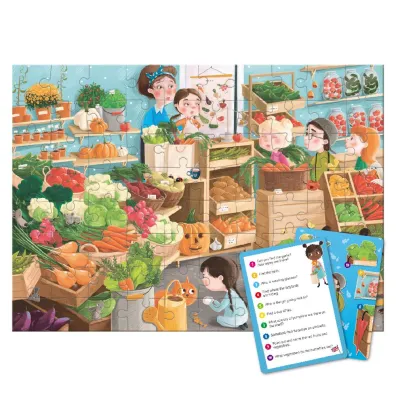 Puzzle 80 el. Look&Find Dary jesieni Dodo