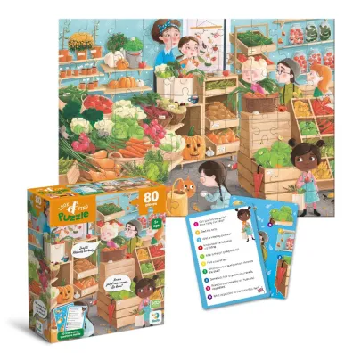 Puzzle 80 el. Look&Find Dary jesieni Dodo