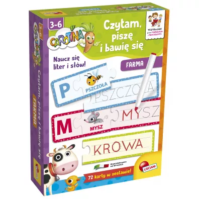 Carotina. Czytam, pisz i bawi si . Farma Lisciani