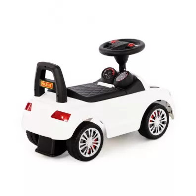Polesie 84552 Samochd-jedzik SuperCar Nr2 z sygnaem dwikowym (biay)