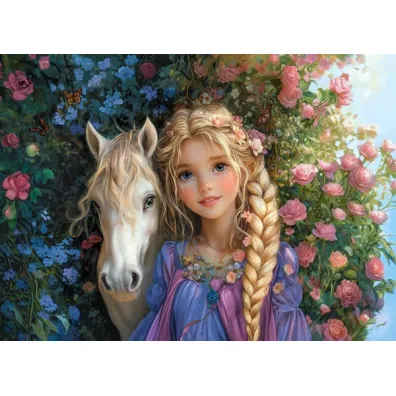 Puzzle 300 el. Princess With A Horse CASTORLAND B-030613
