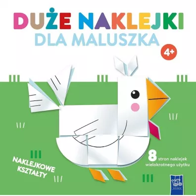 Du�e naklejki dla maluszka. Kurka 4+