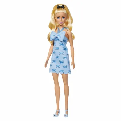 Barbie Fashionistas. Lalka w sukience niebieska Mattel