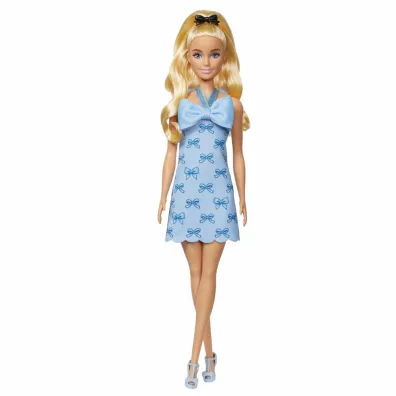 Barbie Fashionistas. Lalka w sukience niebieska Mattel