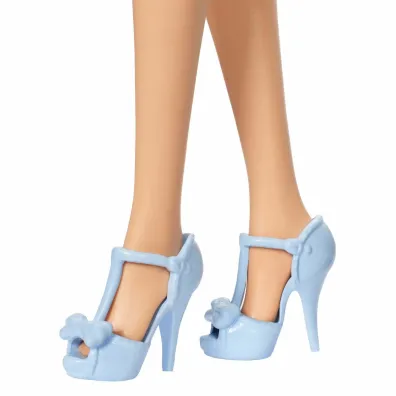 Barbie Fashionistas. Lalka w sukience niebieska Mattel