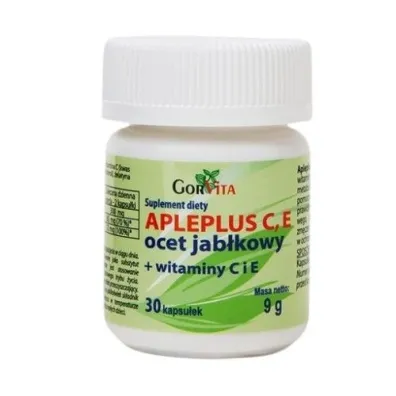 Gorvita Apleplus C E Ocet Jab�kowy suplement diety 30 kaps.