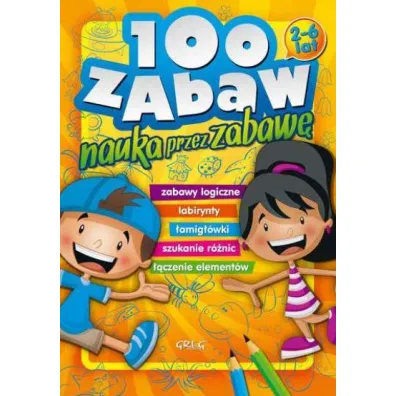 Pakiet dla przedszkolaka. 100 zabaw. Nauka przez zabaw�, Moje �amig��wki, Rzepka. Kolorowanki, �amig��wki, naklejki, Moje pierwsze �amig��wki