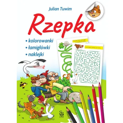 Pakiet dla przedszkolaka. 100 zabaw. Nauka przez zabaw�, Moje �amig��wki, Rzepka. Kolorowanki, �amig��wki, naklejki, Moje pierwsze �amig��wki