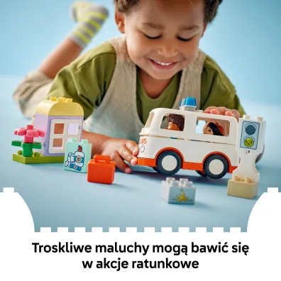 LEGO DUPLO Town Karetka z kierowc� 10447