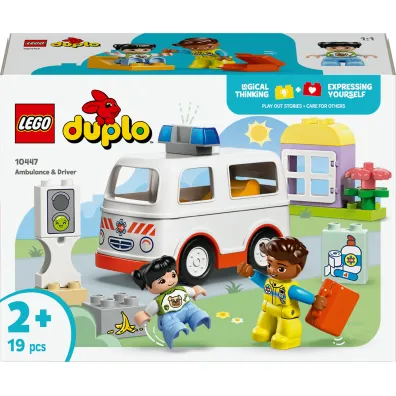 LEGO DUPLO Town Karetka z kierowc� 10447