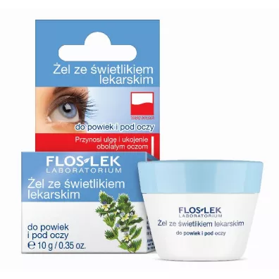 Floslek �el ze �wietlikiem lekarskim do powiek i pod oczy 10 g
