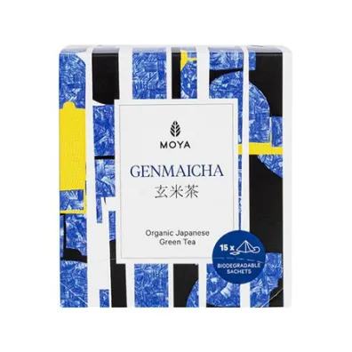 Moya Matcha herbata zielona w saszetkach Genmaicha 15 x 1.5 g Bio