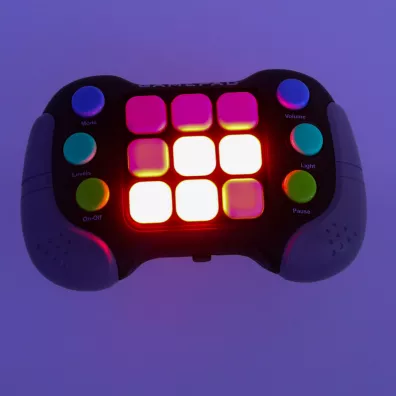 Gra Memory elektroniczna zrcznociowa antystresowa konsola light 4 tryby
