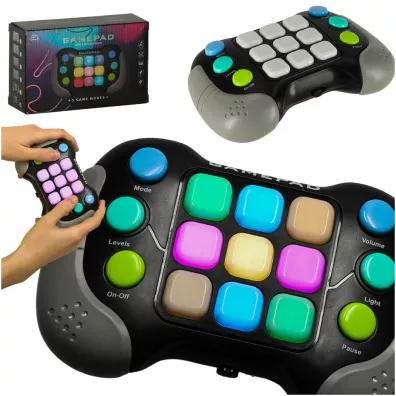 Gra Memory elektroniczna zrcznociowa antystresowa konsola light 4 tryby
