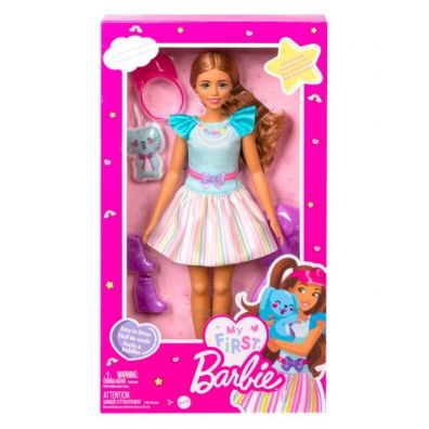 Moja Pierwsza Barbie Lalka + krliczek HLL21 Mattel