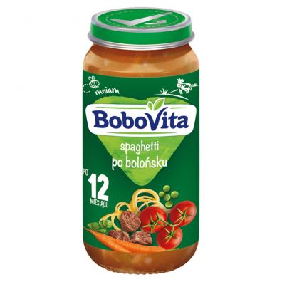 BoboVita Obiadek Spaghetti po bolońsku dla dzieci 1-3 lata 250 g