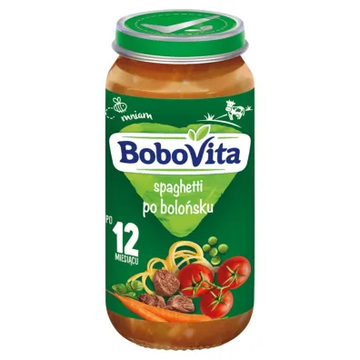 BoboVita Obiadek Spaghetti po bolo�sku po 12 miesi�cu 250 g