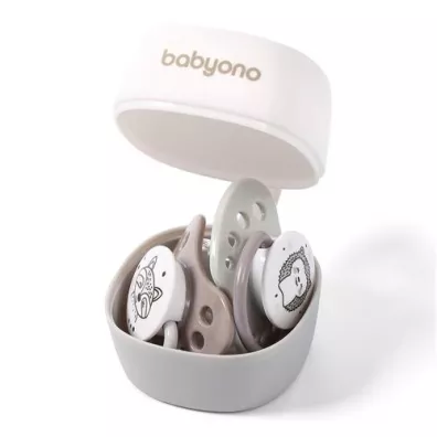 Babyono Pojemnik na smoczek Natural Nursing - biay