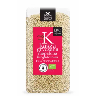 Eko Alfabet Kasza gryczana niepalona bezglutenowa 500 g Bio