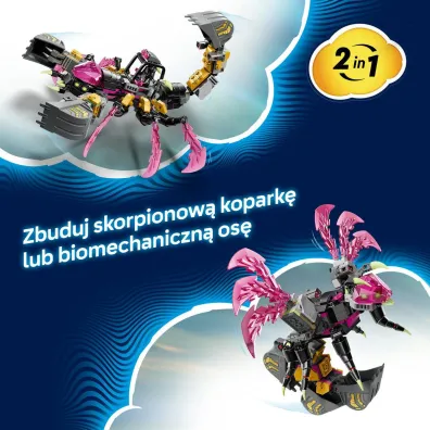LEGO DREAMZzz Koszmarna skorpionowa koparka 71513