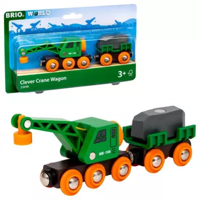 Dwig i wagon 33698 Brio