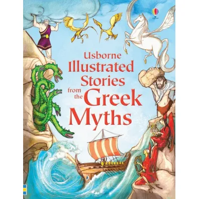 Illustrated Stories from the Greek Myths wer. angielska - Lesley Sims, Various