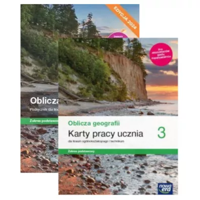 Pakiet Oblicza geografii 3. Podr�cznik i Karty pracy ucznia dla liceum og�lnokszta�c�cego i technikum. Zakres podstawowy. Szko�y ponadpodstawowe - Katarzyna Maci��ek, Marcin Nowak, Marcin �witoniak, Anna Dubownik, Barbara Szyda, Czes�aw Adamiak