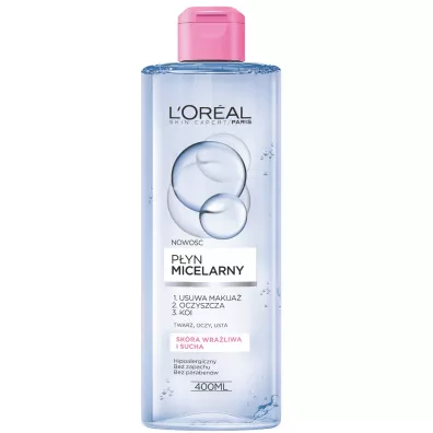 LOreal Paris Skin Expert p�yn micelarny sk�ra wra�liwa i sucha 400 ml