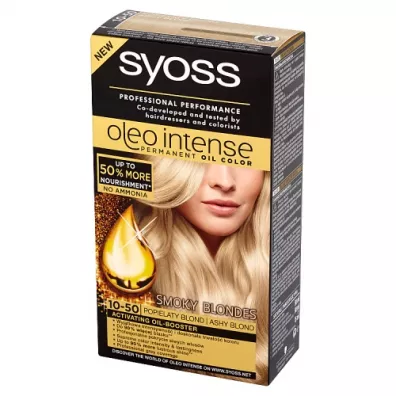 Syoss Oleo Intense farba do w�os�w trwale koloryzuj�ca z olejkami 10-50 Popielaty Blond