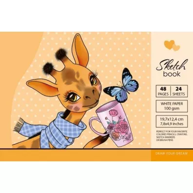 Fresh Szkicownik 19.7 x 12.4 cm 48 kartek