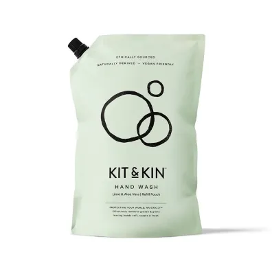 Kit and Kin Naturalne Myd�o do r�k w p�ynie, o zapachu limonki i aloesu 1 l
