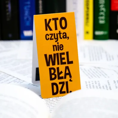 Molom Zak�adka magnetyczna. Kto czyta, nie wielb��dzi