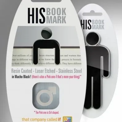If Metalowa zak�adka do ksi��ki - His Bookmark