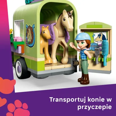 LEGO Friends Przyczepa z koniem i �rebaczkiem 42695
