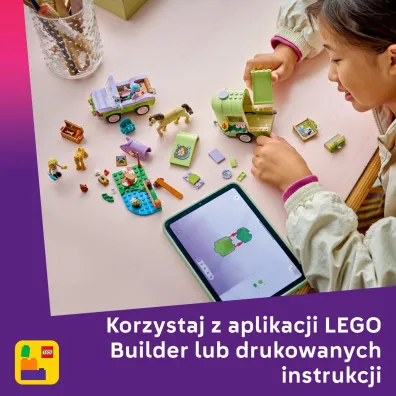 LEGO Friends Przyczepa z koniem i �rebaczkiem 42695