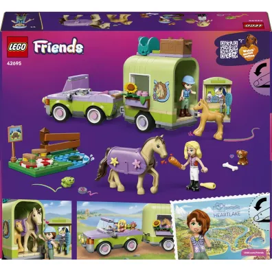 LEGO Friends Przyczepa z koniem i �rebaczkiem 42695